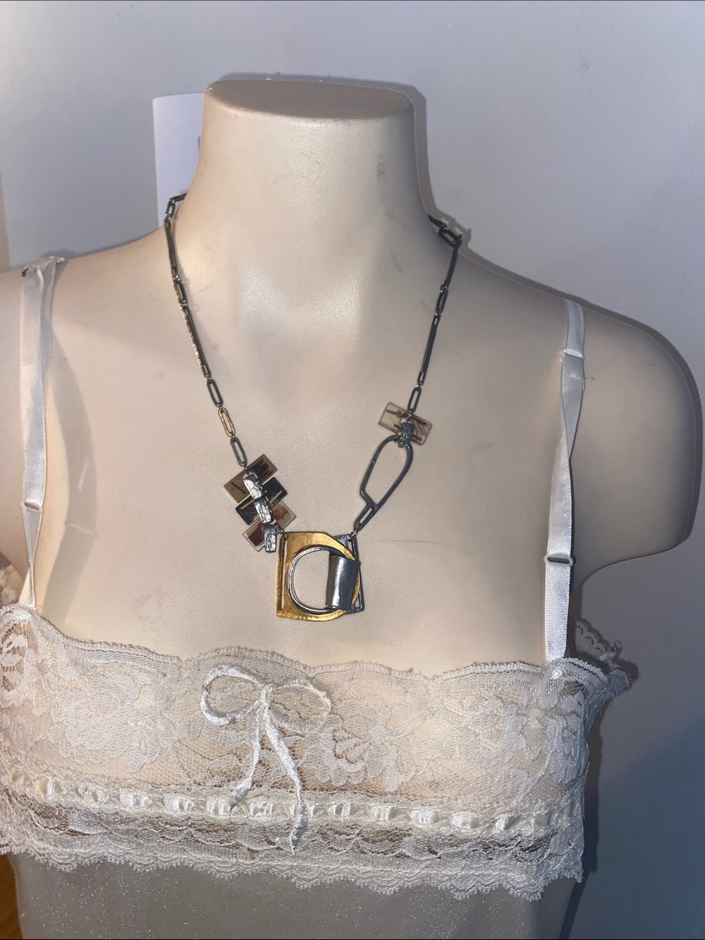 Anne Marie Chagnon Metalwork Necklace